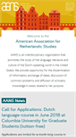 Mobile Screenshot of netherlandicstudies.org