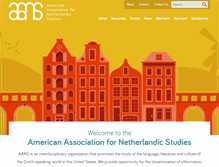 Tablet Screenshot of netherlandicstudies.org